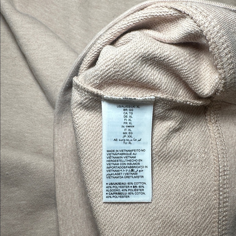 Amazon Essentials Light Beige Quarter Zip Mock Pu… - image 7